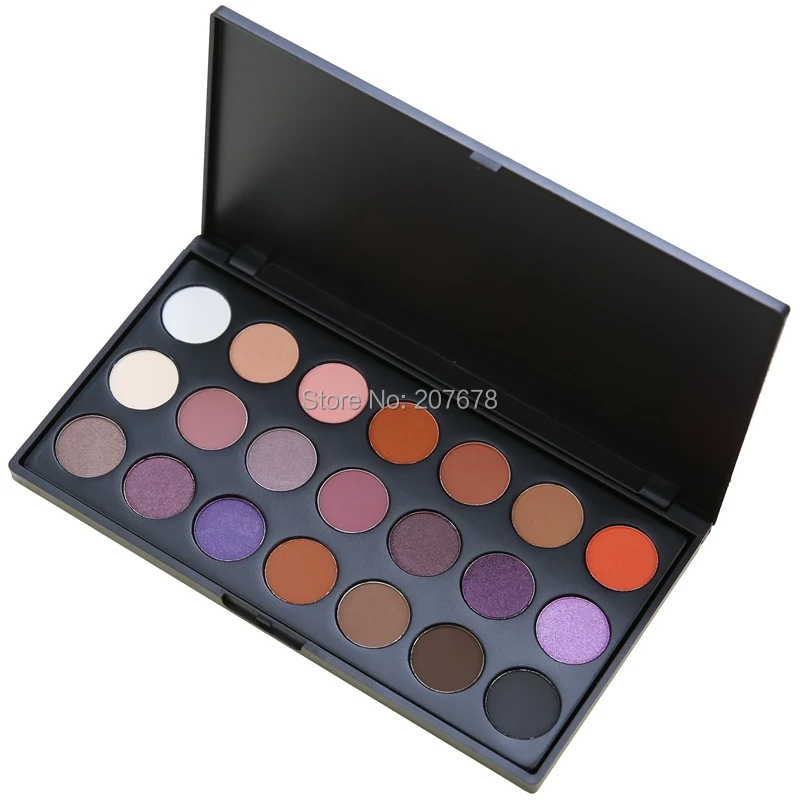 SEPROFE 35 Color Eyeshadow Pallete Gorgeous Silky Powder Professional Nature Make up Palette Smoky Warm Matte Shining Eye Shadow
