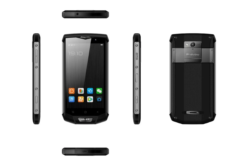 Blackview BV8000 Pro смартфон Водонепроницаемый MT6757 Восьмиядерный 6 ГБ Оперативная память 64 ГБ Встроенная память отпечатков пальцев Dual SIM мобильный телефон 16.0MP Камера NFC