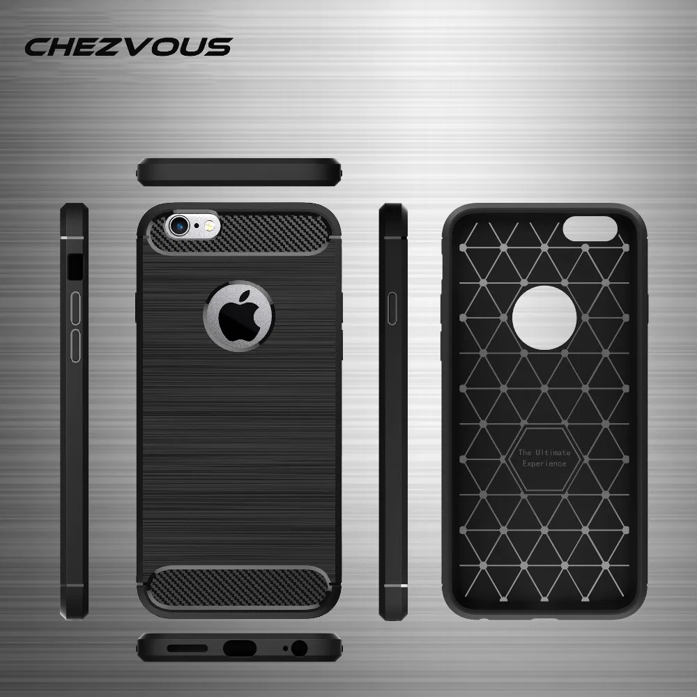 CHEZVOUS силиконовые Коке Броня чехол противоударный для iPhone 6 окружающей среды
