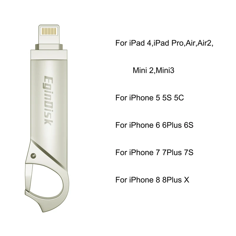 Usb флеш-накопитель для iPhone 6, 6 S, 6 Plus, 7, 7 S, 7 P, 8, 8 Plus, X, iPad, Lightning, USB карта памяти, 128 ГБ, флешка для iOS, внешний накопитель