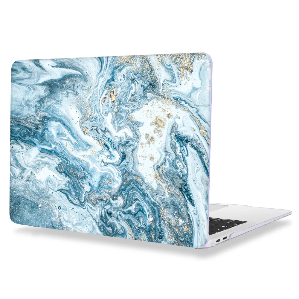 Z278 Чехол для ноутбука Apple MacBook Air 11 13 Pro retina 12 13 15 для Mac book Pro 13,3 15,4 Touch bar мраморный пластиковый жесткий чехол - Цвет: Z278