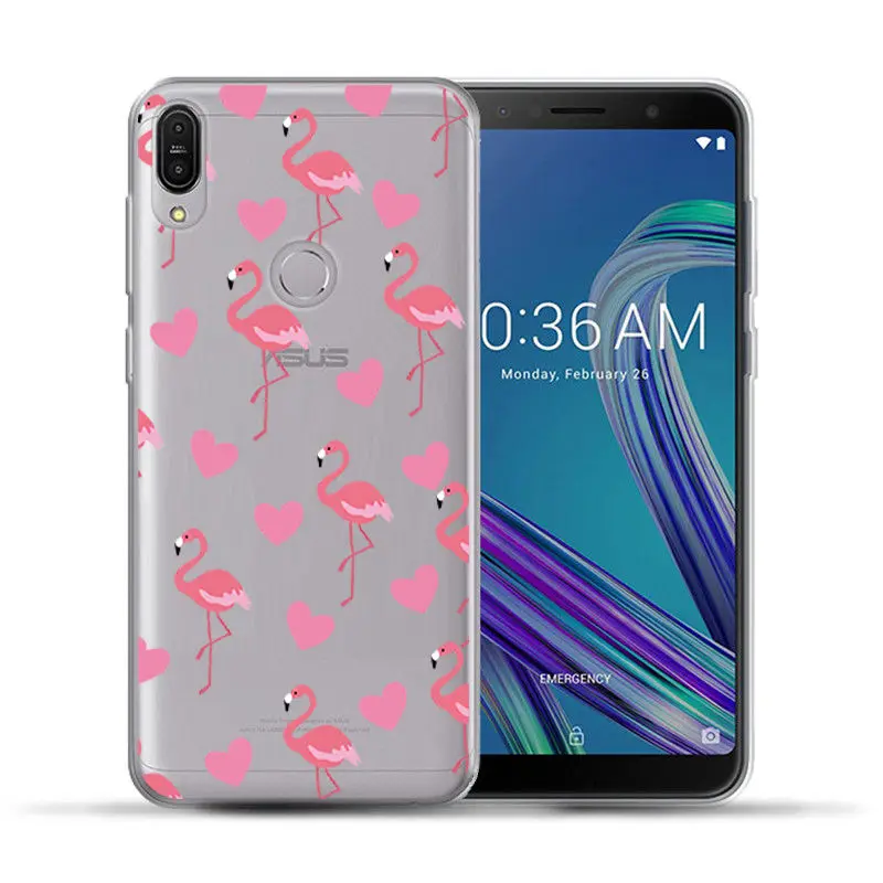 Для ASUS Zenfone Max Pro M1 ZB602KL TPU Fundas Прозрачный чехол для Asus ZB601KL X00TD силиконовый защитный |