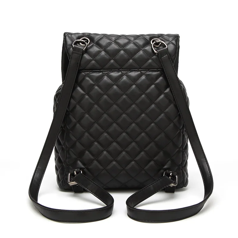 Женская сумка из искусственной кожи женская на плечо с металлической цепочкой и