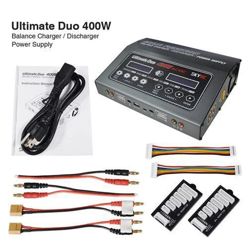 Балансирующее зарядное устройство SKYRC D400 Ultimate Duo Dis источник питания поддержка