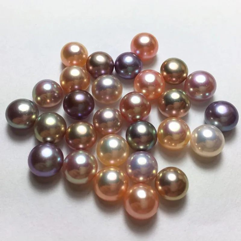 Натуральный розовый/белый/фиолетовый жемчужная Мидия в форме пропаренного хлеба