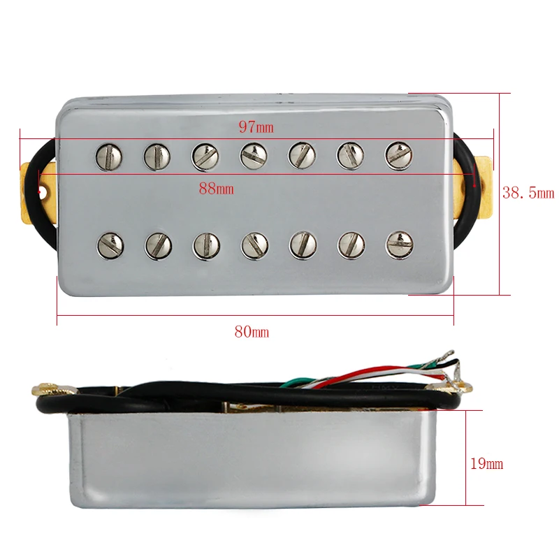 Электрогитарные звукосниматели 7 струн мост хамбакера и шейный Набор для замены