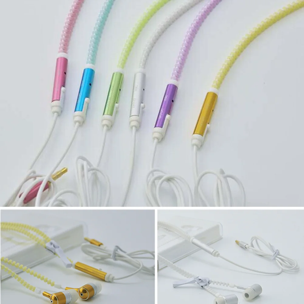 6 цветов Светящиеся в ушах светящиеся металлические наушники виде застежки