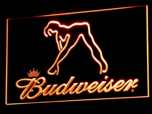 A133 Budweiser экзотические танцовщицы стриппер бар светодиодсветильник неоновые