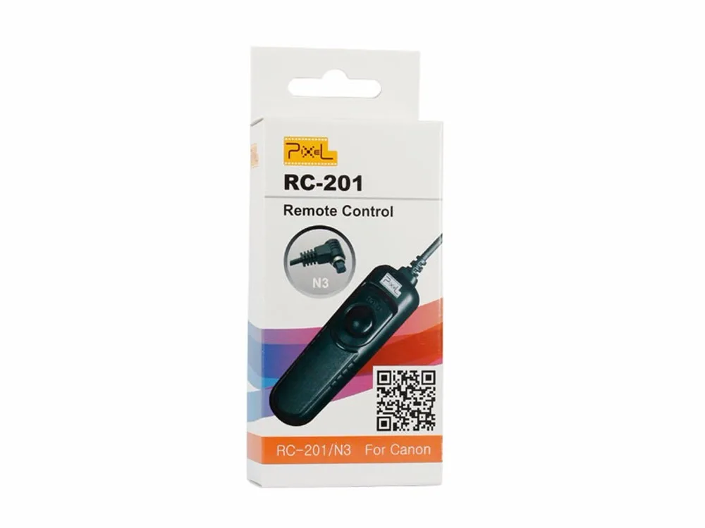 Pixel RC 201/N3 Пульт Дистанционного Спуска Затвора КОСТЮМ Выпуска Для CAN EOS 7D 6D 5D 50D 40D 30D