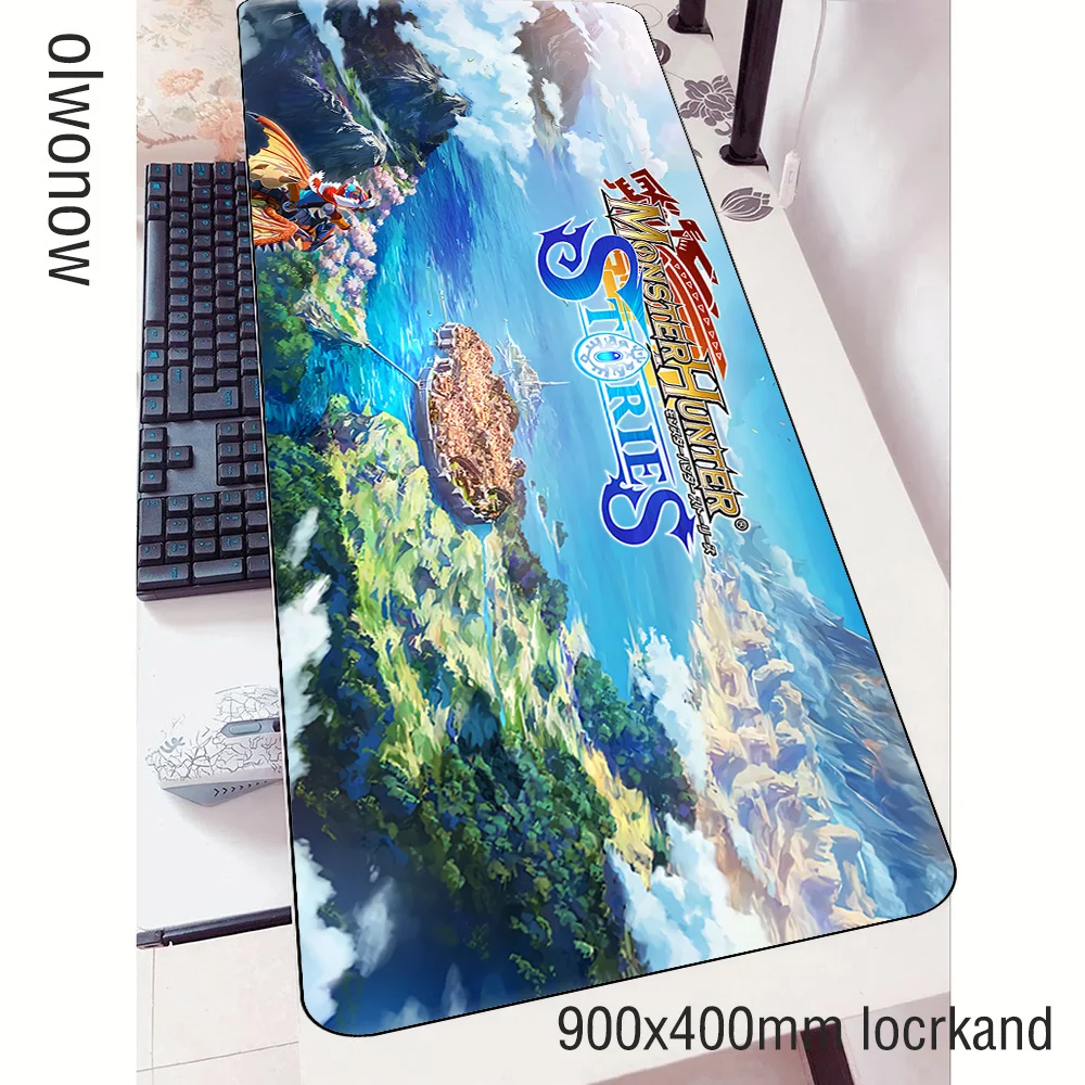 Коврик для мыши monster hunter 90x40 см подставка под ноутбук|Коврики мышей| |