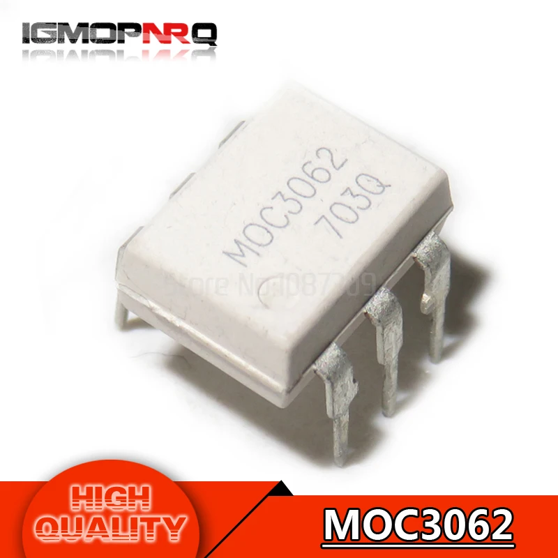 10 шт. MOC3062 MOC3020 MOC3021 MOC3023 MOC3043 MOC3052 MOC3063 MOC3083 DIP6 - Цвет: MOC3062