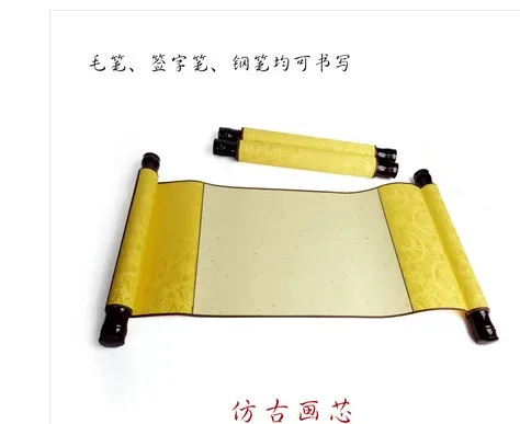 Китайские принадлежности для рисования пустые свитки l реквизит сцены маленькая