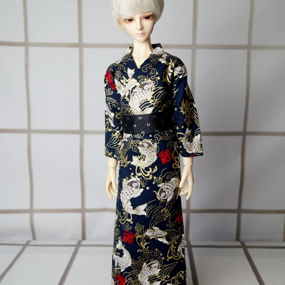 OOAK Япония стиль кимоно наряды для 1/4 1" 44 см 1/3 1/6 высокий Мужской BJD кукла MSD yosd SD DK DZ AOD DD кукла