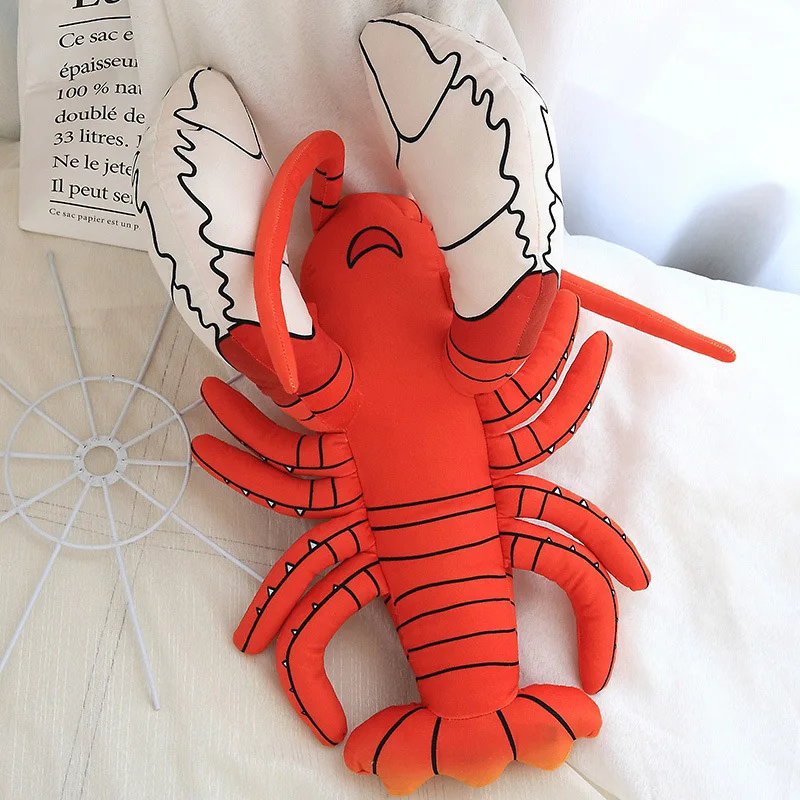 Новая плюшевая кукла-лобстер игрушка кукла-раки подушка креативный подарок на