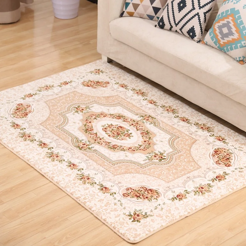 

Pastoral Countryside Carpets For Living Room Brief Flower Bedroom Rugs And Carpets Coffee Lounge Table Area Rugs/Floor Mat