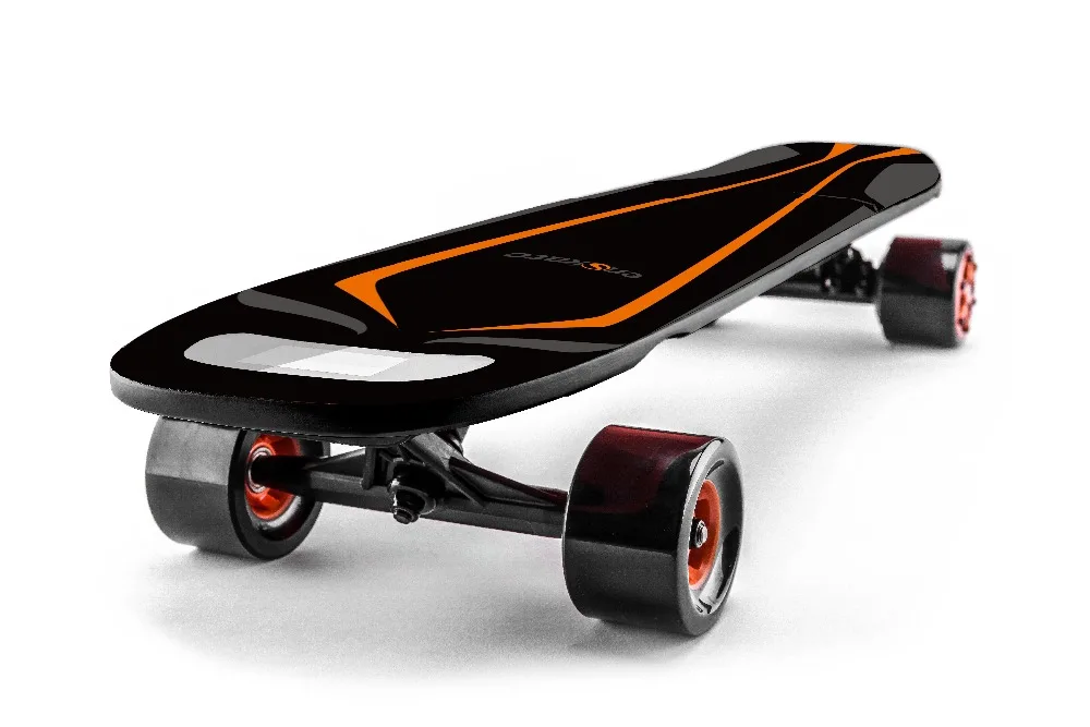 Woboard S Электрический скейтборд Лонгборд пульт дистанционного управления 4 колеса двойные двигатели 500 Вт со светодиодный экран 4 режима скорости