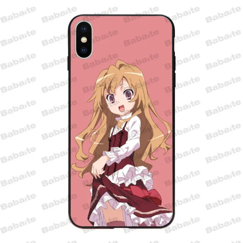 Красивый чехол для телефона Babaite Toradora с рисунком из аниме сделай сам iPhone 8 7 6 6S Plus X