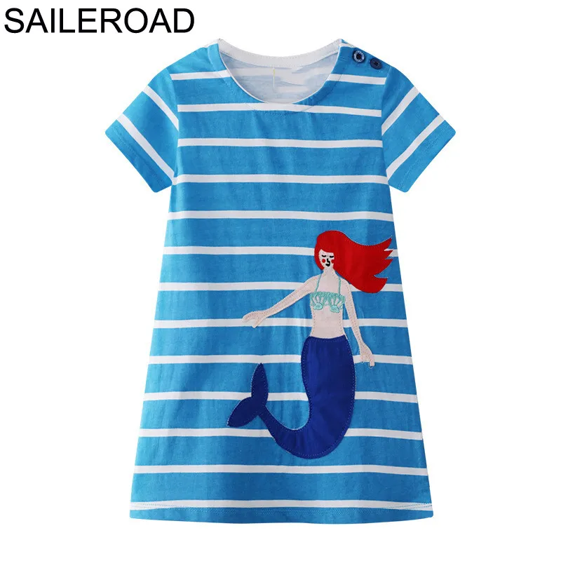 SAILEROAD/Детские платья для девочек; костюм собаки; платье для маленьких девочек с блестками; Vestidos; детское летнее платье для девочек; одежда