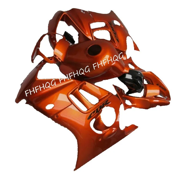 

L36-High quality ABS Fairing for HONDA CBR600 F3 1998 1997 97 98 Orange black cbr 600 fairing kit