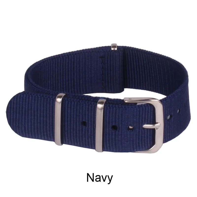 Buy 2 Get 10% OFF) 16/18/20/22/24mm Cambos Stripes Strong nato fabric Nylon Watch watchbands Woven Straps Bands Buckle belt 24mm