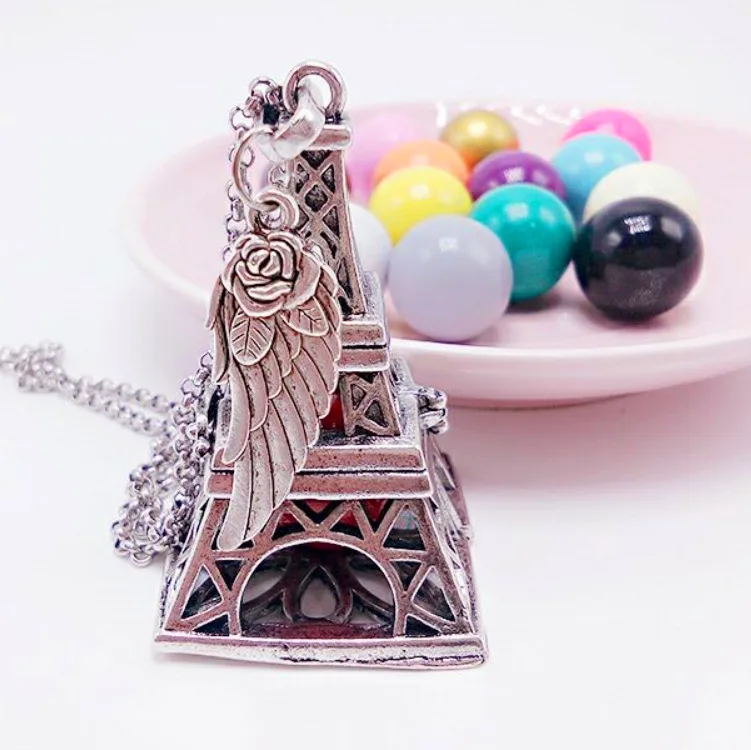 Мехико шары Медальоны кулон ожерелье для женщин беременность красочные шарики