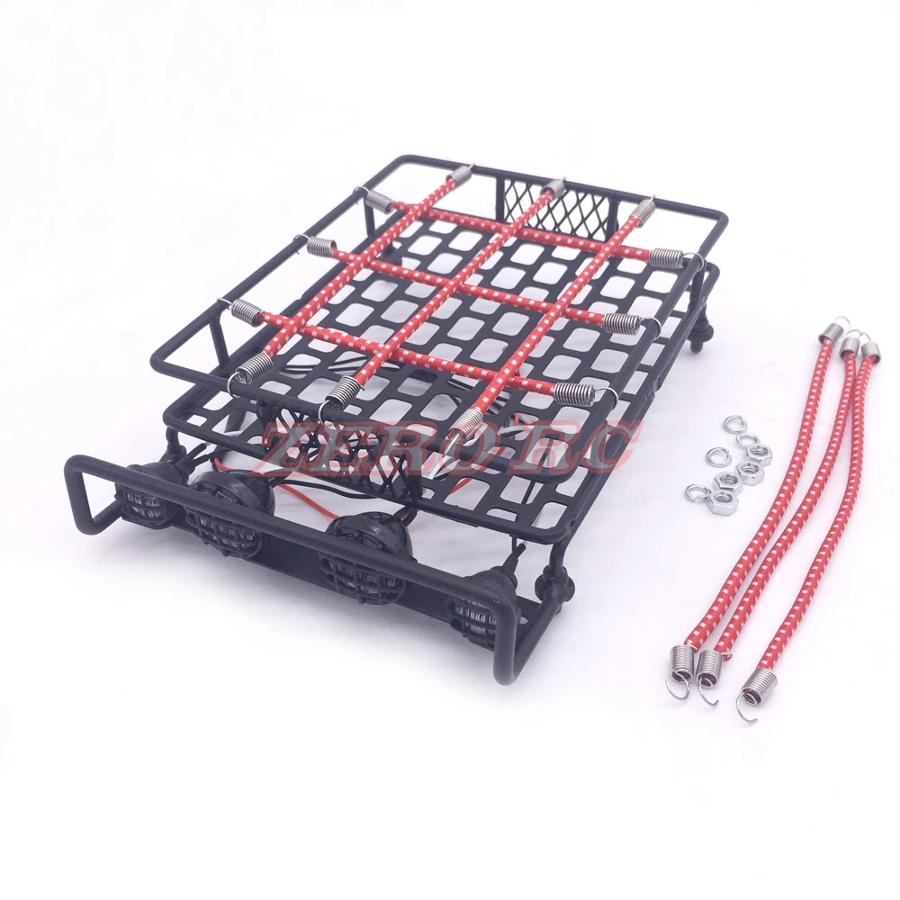 Металлический багажник на крышу с 4 белсветодиодный светильник 9 шт. эластичных