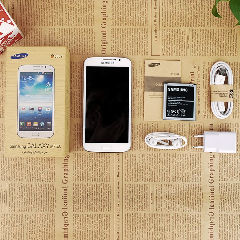 Оригинальный разблокирована samsung Galaxy Mega 5 8 дюймов I9152 мобильные телефоны Dual Core 1 ГБ