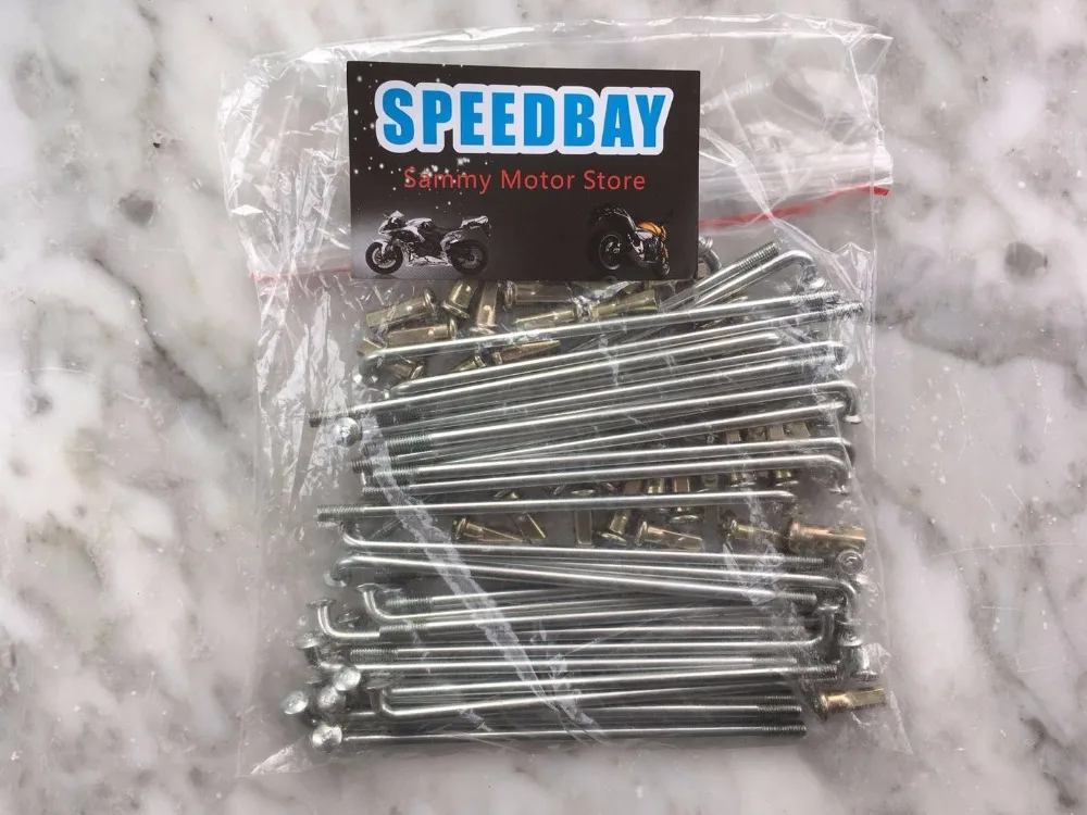 125/128/138/145/150/157/160/168/170/172*4MM Motorcycle Spokes With Nipples | Covers &amp Ornamental Mouldings