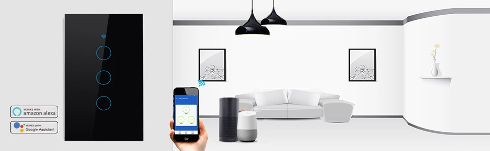 Смарт США/AU 4 банды WiFi сенсорный переключатель настенный светильник Панель беспроводной интеллект синхронизации и дистанционное управление приложение работать с Alexa Google Home