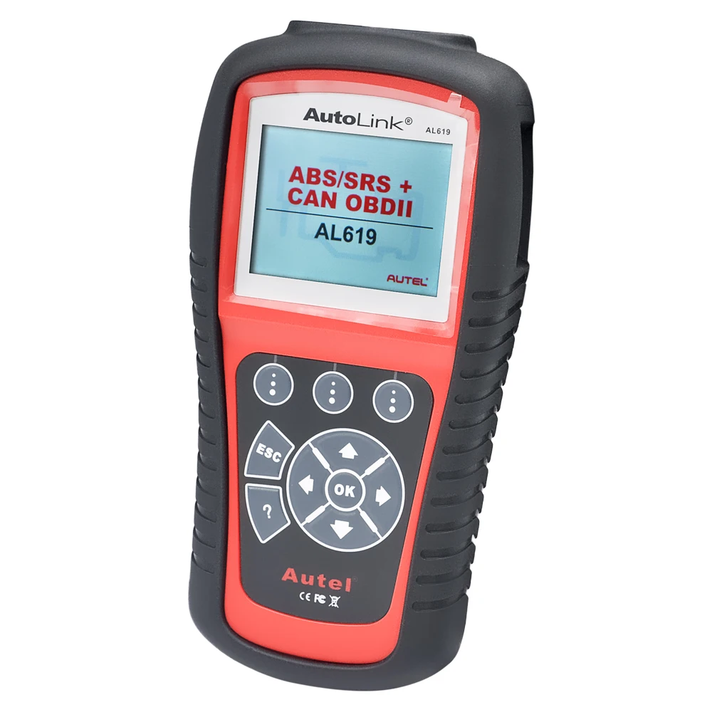 Оригинальный Autel AutoLink AL619 OBDII CAN ABS и SRS сканер профессиональный диагностический