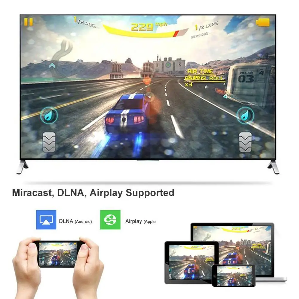 Leelbox M9S Android ТВ-бокс 6 0 Smart tv BOX 2 Гб 16 Amlogic S812 четырехъядерный 4 ГГц WiFi телеприставка