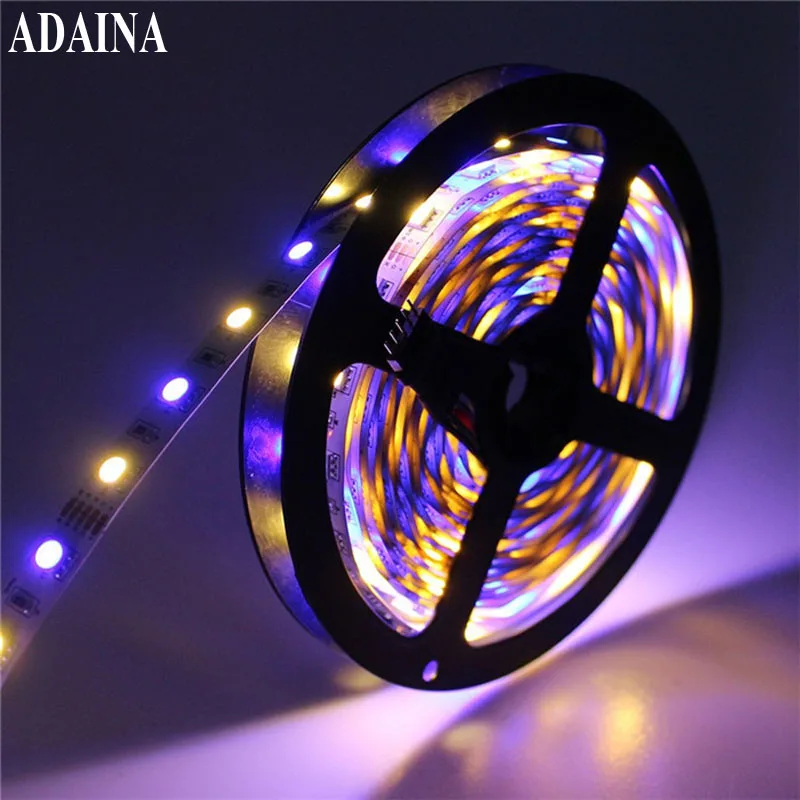 Светодиодная лента SMD5050 60 чипов/M 5 м/лот IP 65 DC 12 В Диодная RGB светодиодное освещение