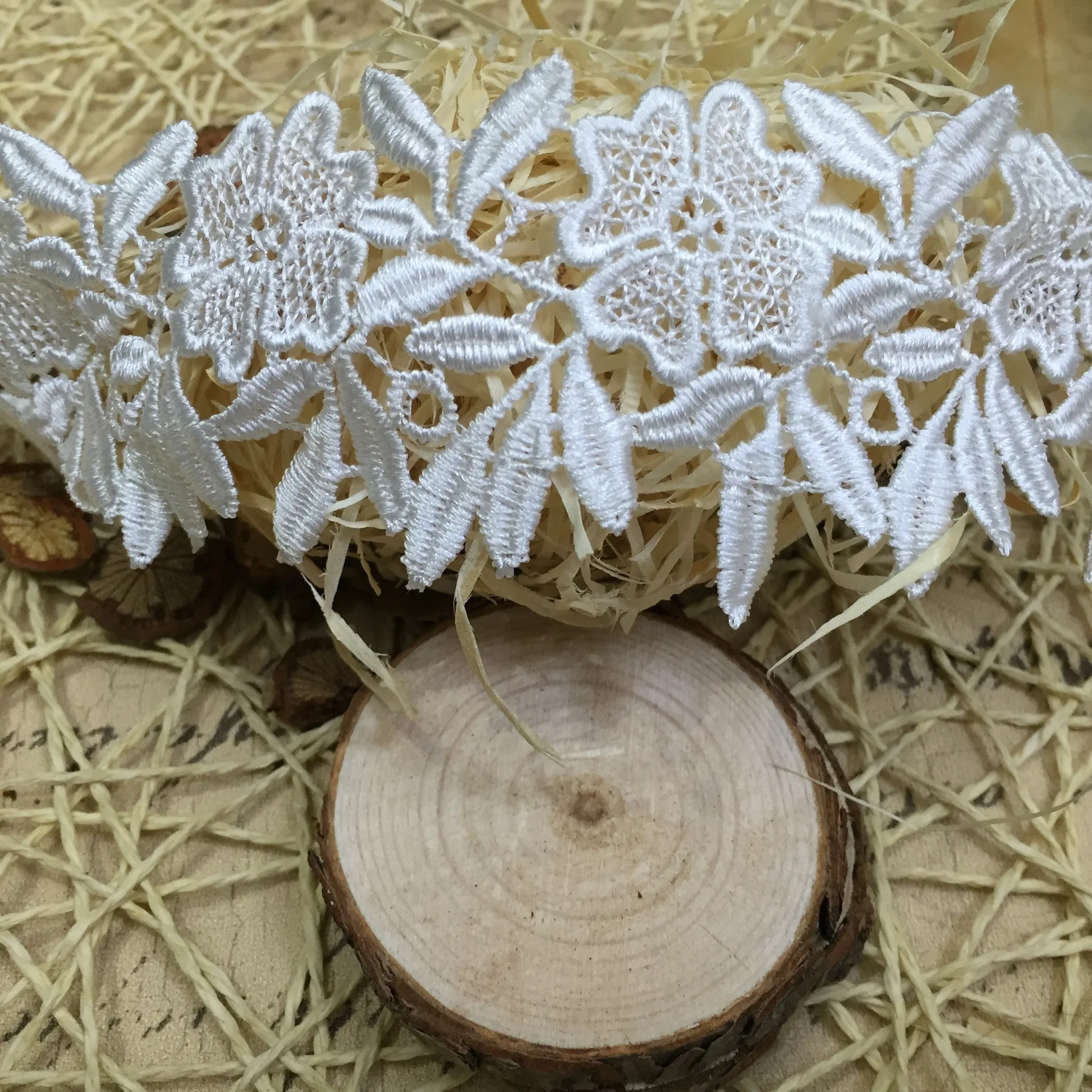 Аксессуары для одежды DIY водорастворимые кружева полиэстер штрих код маленькие