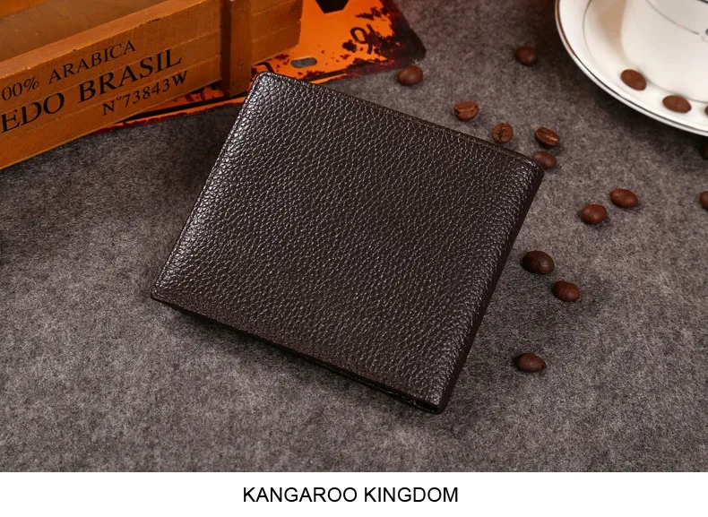Kangaroo Kingdom, известный бренд, мужские кошельки, натуральная кожа, кошелек, кошелек, короткий дизайн, повседневный Карманный Кошелек