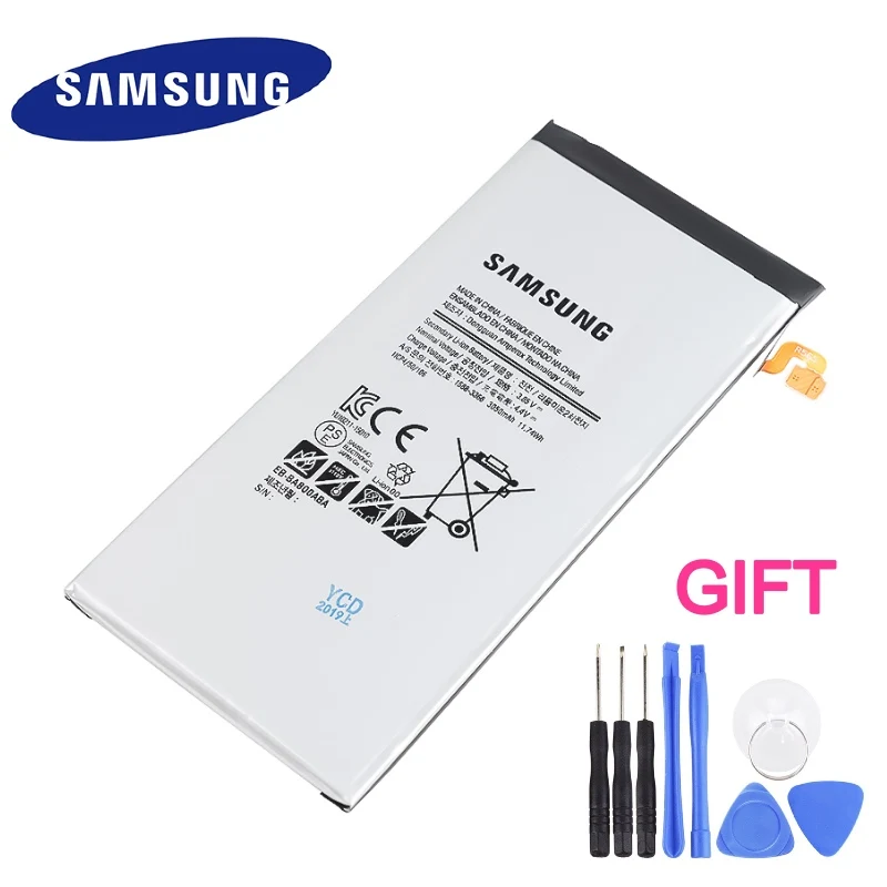 Оригинальная запасная батарея для Samsung GALAXY A8 2015 A8000 A800F A800S A800YZ|Аккумуляторы