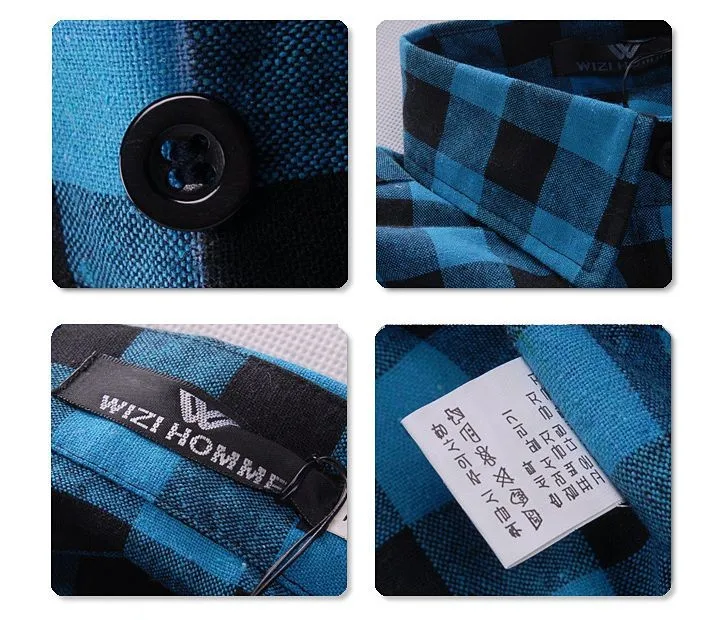 Рубашка в клетку мужские CHEMISE Homme повседневные рубашки Ropa Hombre мужские blusas Camisetas Masculinas Социальный Одежда Мужской mxb0040