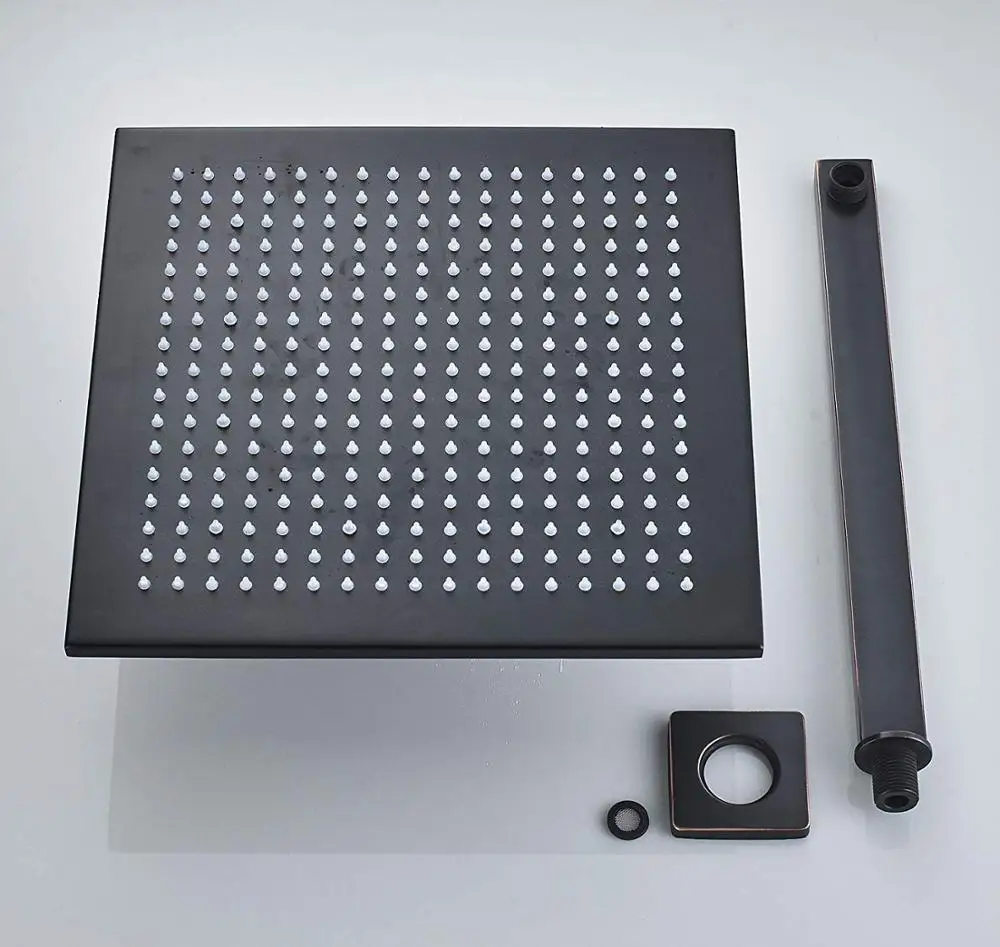 Светодиодный светильник енный смеситель для душа черная бронзовая Колонка