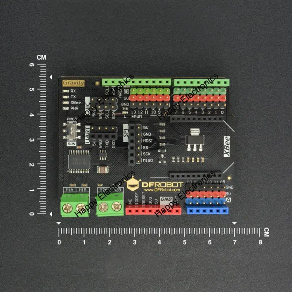 New DFRobot Gravity IO expanding &amp 2x1.2A щит драйвера двигателя с XBee слотом + XBee/WiFi Bee/Bluetooth Bee