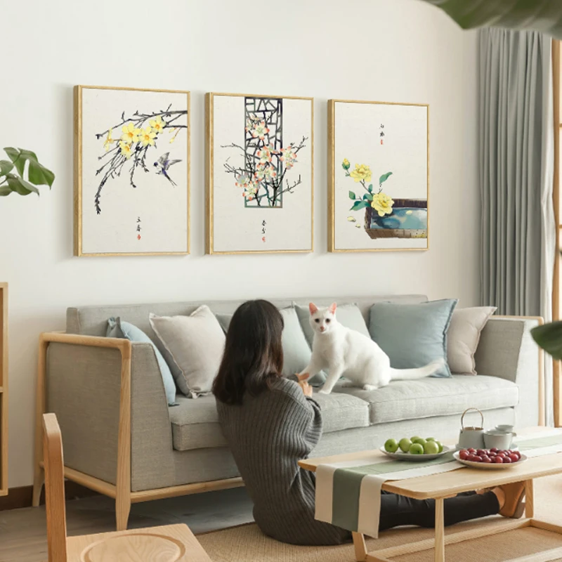 

Original Chinese Wall Art Canvas Painting 24 Kinds Of Festivals Poster And Print Picture For Living Room Aisle Studio Home Decor