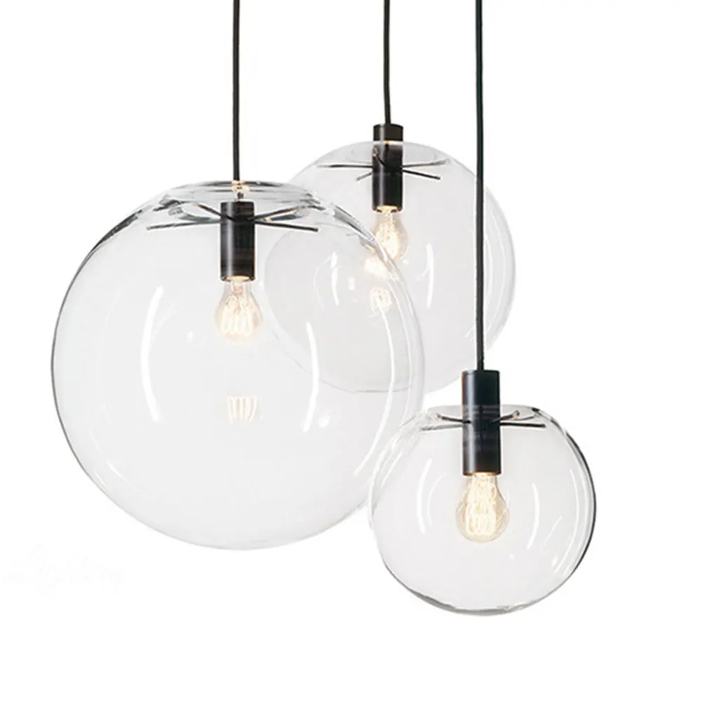 Современный скандинавский светильник люстра s подвесной стеклянный шар для