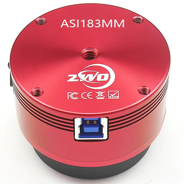 ZWO ASI183MM монохромная астрономическая камера ASI Планетарная Солнечная Лунная визуализация/направляющая высокоскоростная USB3.0