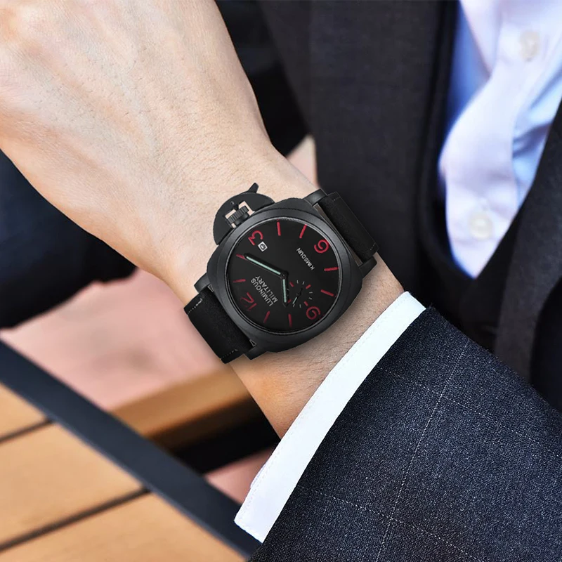 Мужские кварцевые часы KIMSDUN модные спортивные наручные от ведущего бренда