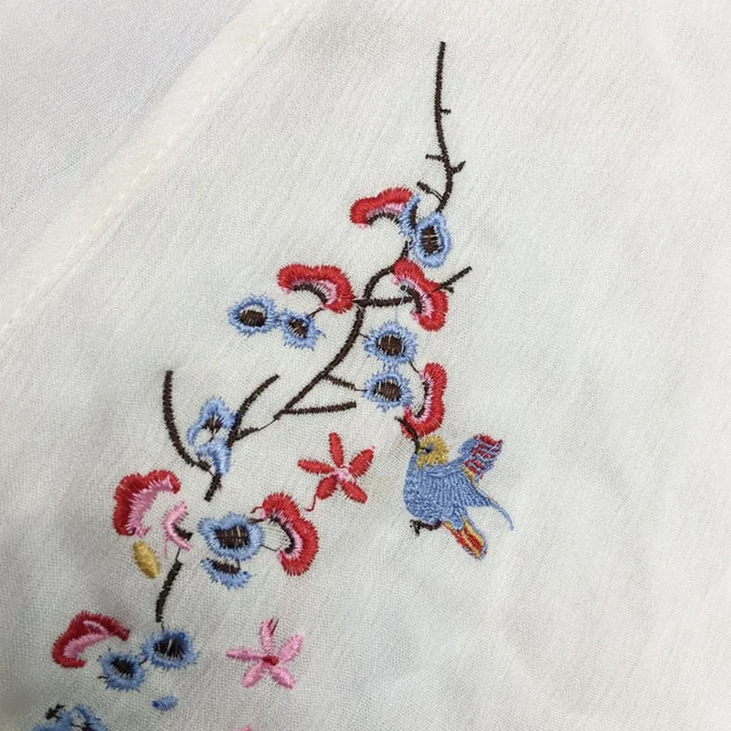 Винтажные вышитые цветы весенние пальто женские 4 цвета летние кардиганы которые