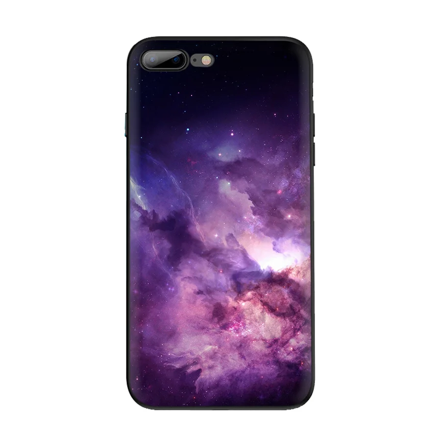 Desxz Interstellar фиолетовый космический клуб мягкий TPU чехол для iPhone 5 5S SE 6 6s 7 8 Plus X XR XS MAX