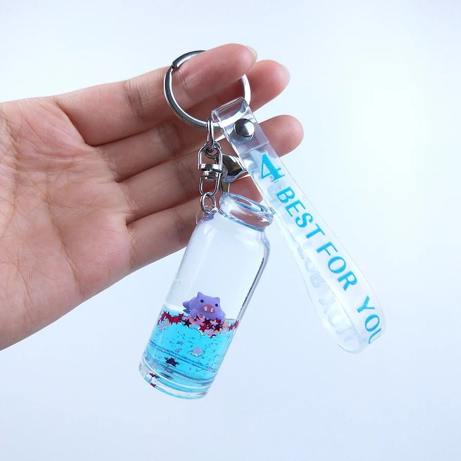 Плавающая акриловая цепочка для серфинга в виде свиньи макарон брелок с