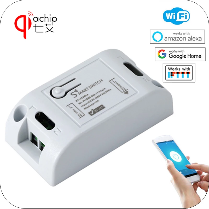 Wi Fi Smart Switch DIY умный дом 433 мГц беспроводной Дистанционное управление свет таймер
