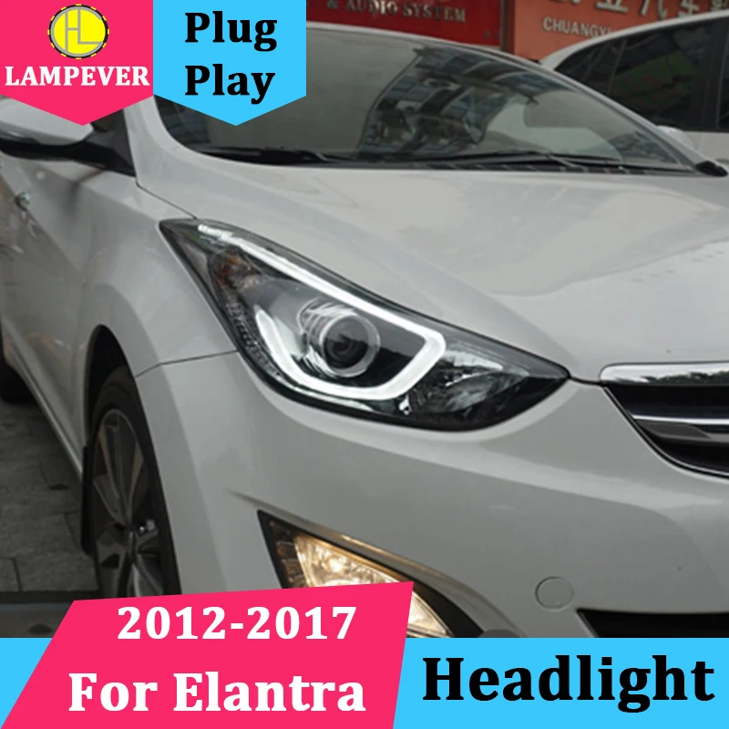 Передсветильник фара ближнего и дальнего света 2012 2017 для Elantra|Фара авто в сборе| |