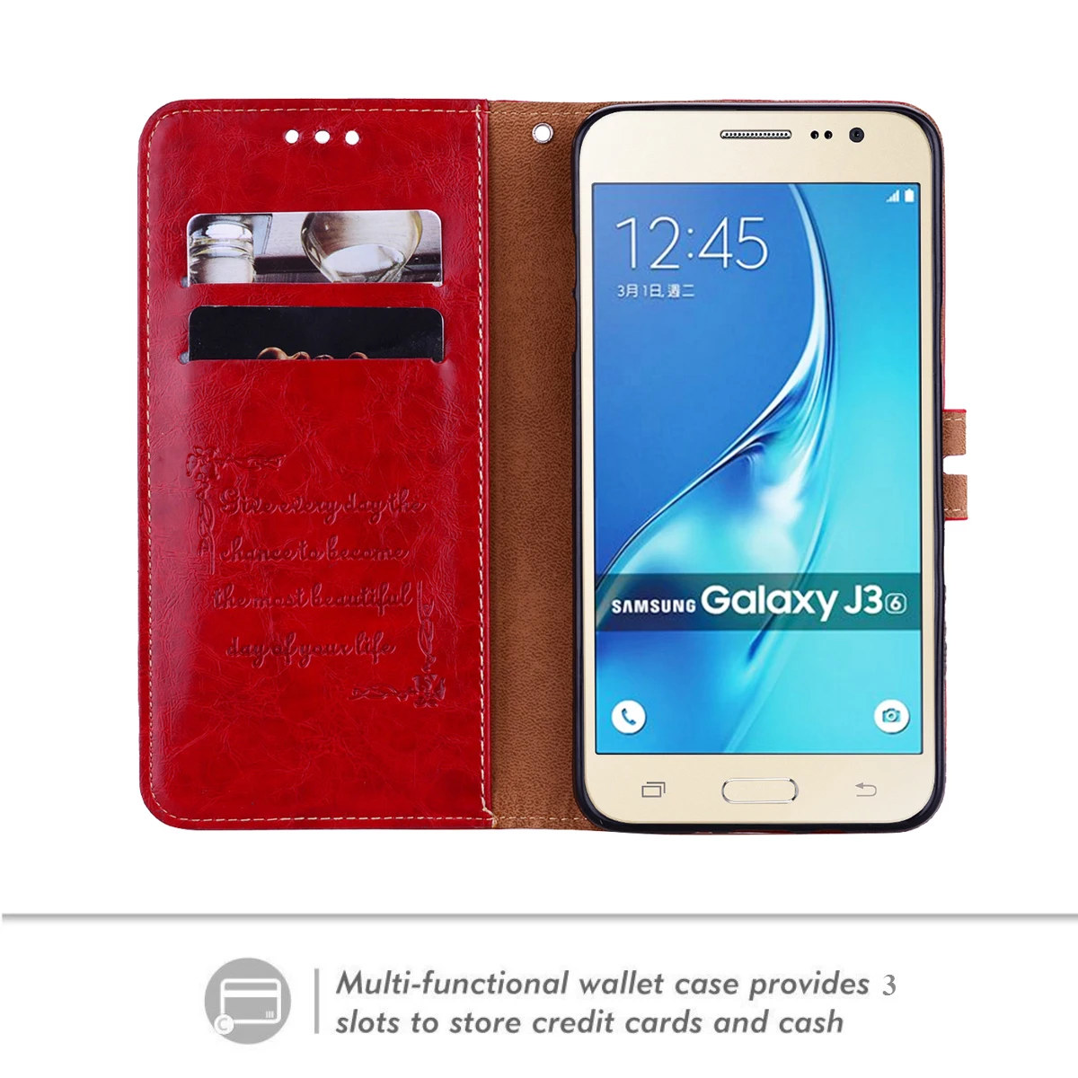 Кожаный чехол книжка для Samsung Galaxy J3 J7 neo J2 Core J5 2017 J4 J6 Plus J8 2018 EU J1 2016 Grand Prime Duos|Бамперы|