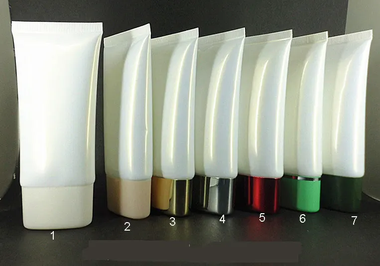 

300pcs/lot 50g 50ml Empty Plastic Squeeze Bottle Soft Tube Cosmetic Containers For Cream Lotion Empty Cosmetic Soft Tube