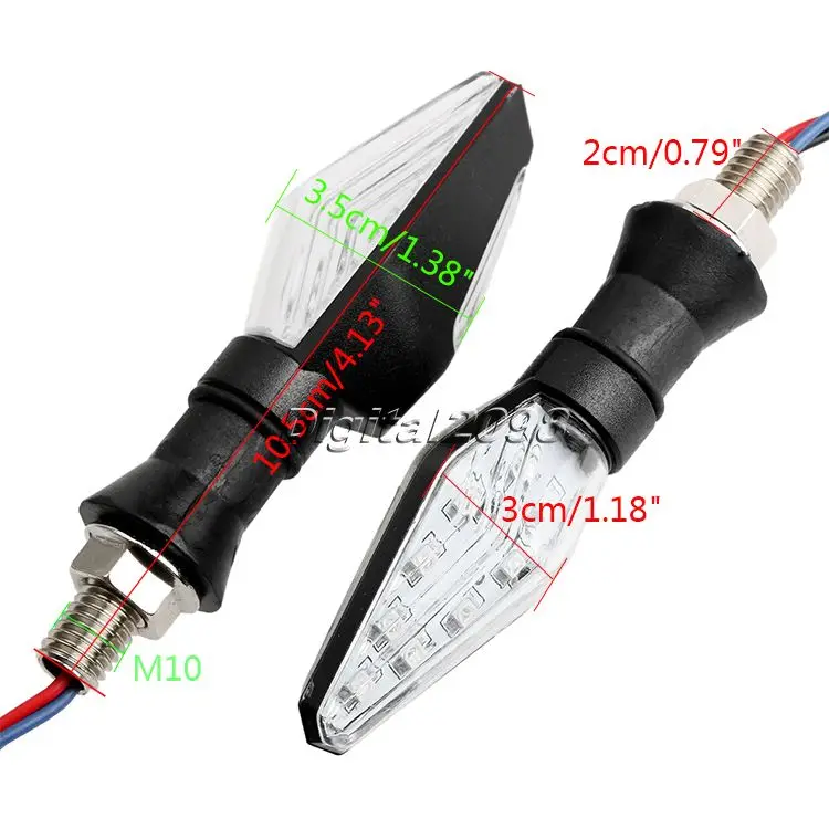 Yetaha 2x мотоциклетный 13 светодиодный индикатор поворота|lamp for|lamp lamplamp led for motorcycle |